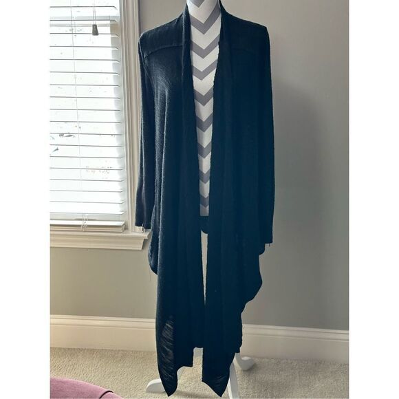 Uneven hem shawl collar jacket - Picture 1 of 9